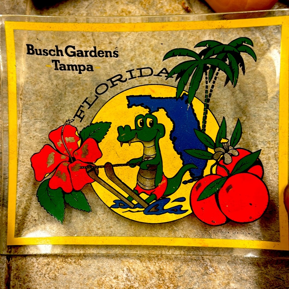Vintage Ashtray from Busch Gardens Tampa,Florida.